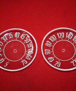 Fondo scala strumenti contagiri e contachilometri